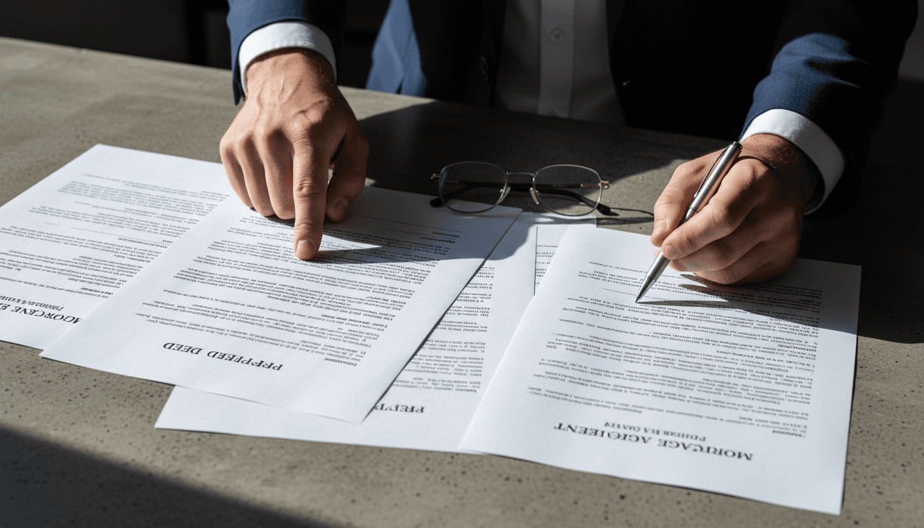 Subject-to transaction documents and mortgage paperwork being reviewed